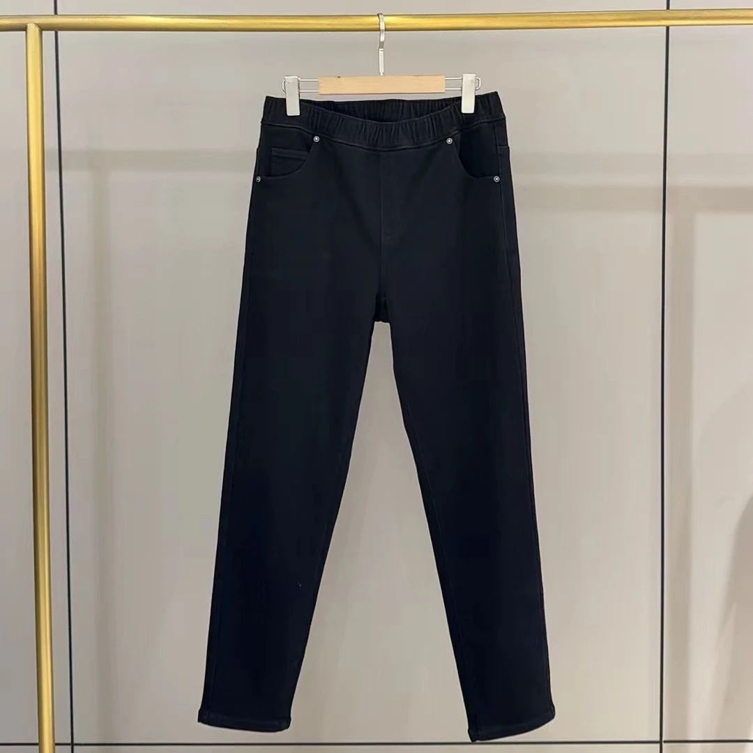 必入（瘦腿精）磨毛牛仔裤01427裤长102