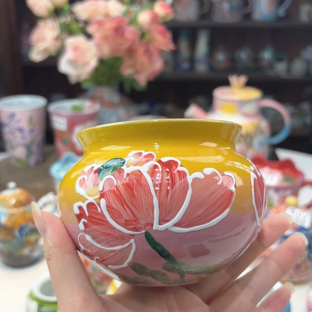 景德镇手绘高温釉下彩陶瓷茶具