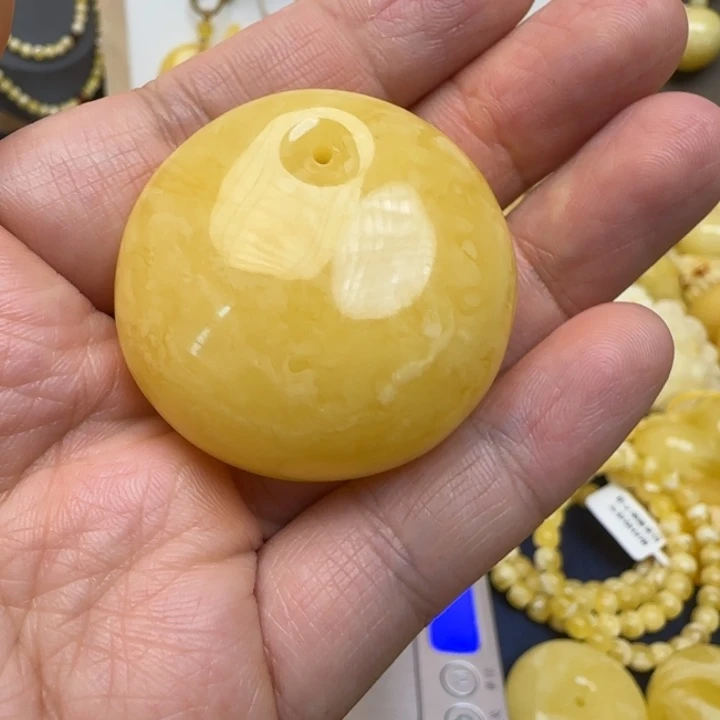 蜜蜡未镶嵌颈饰天然蜜蜡