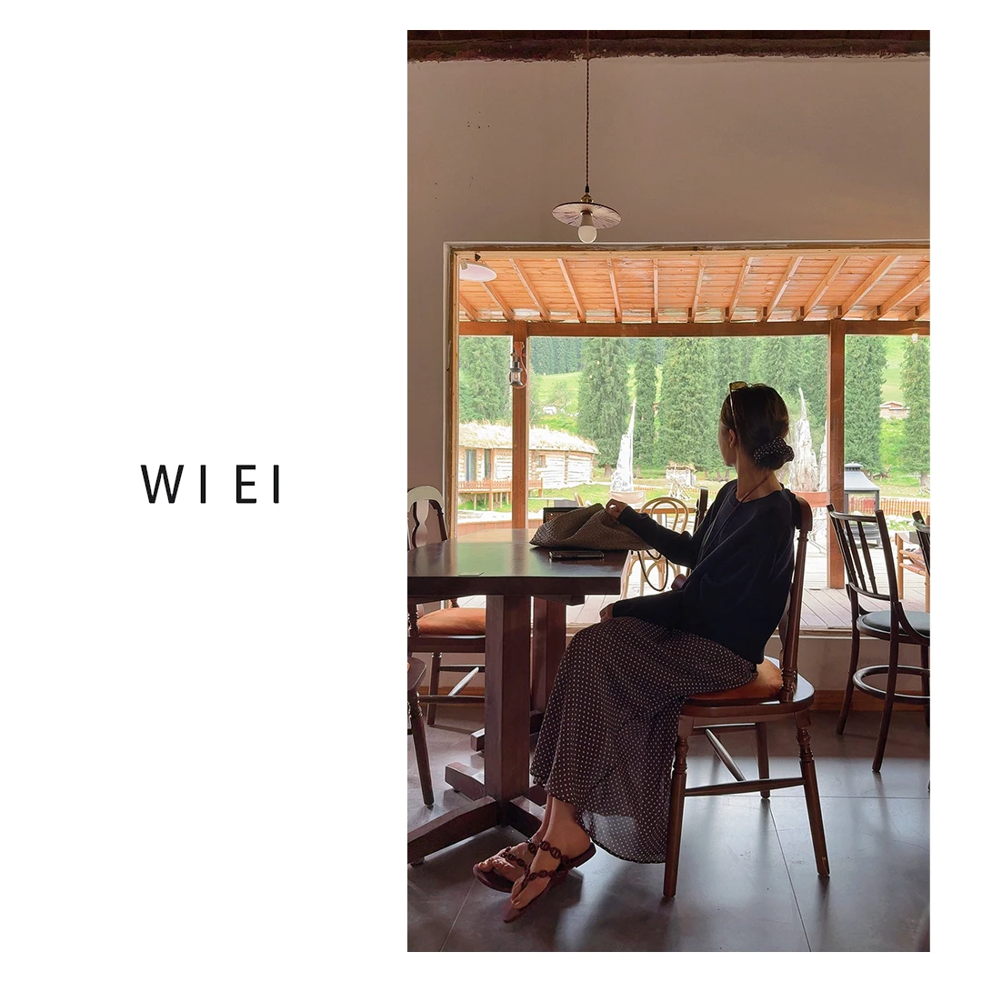 《WI EI》波点裙*100%桑蚕丝14MM千金感波点半身裙W25305077