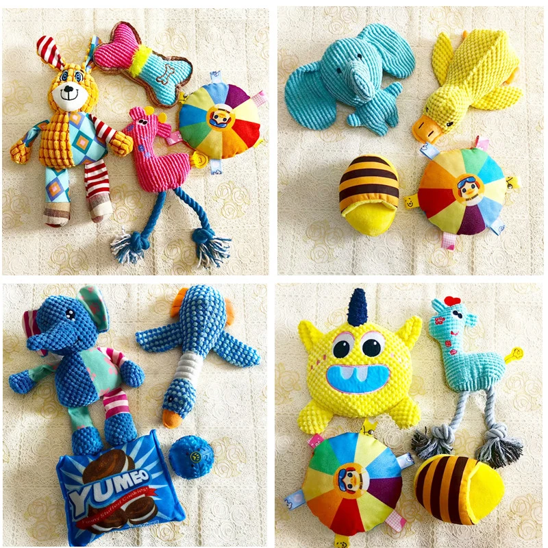 【直播间专属】宠物发声玩具猫狗组合解闷神器耐咬磨牙洁齿陪伴用品