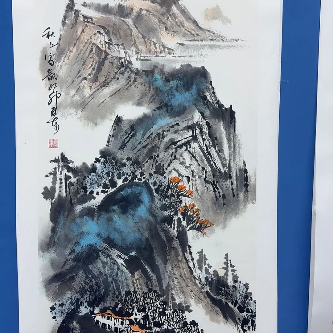 国画多次参加国内外大型