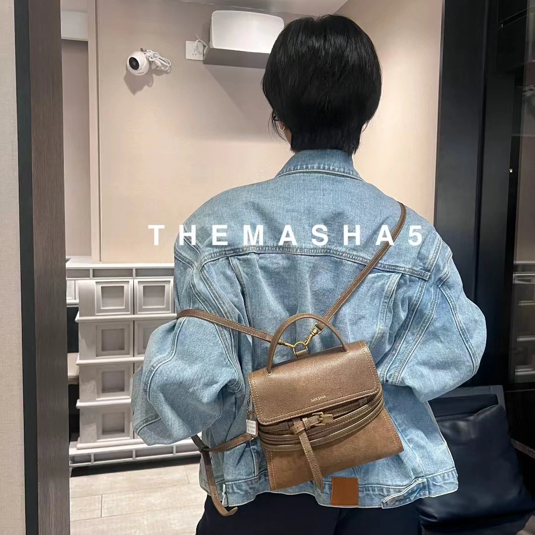 99317单肩包肩包经典水洗富婆风慵懒风轻熟风山本风复古风轻奢女