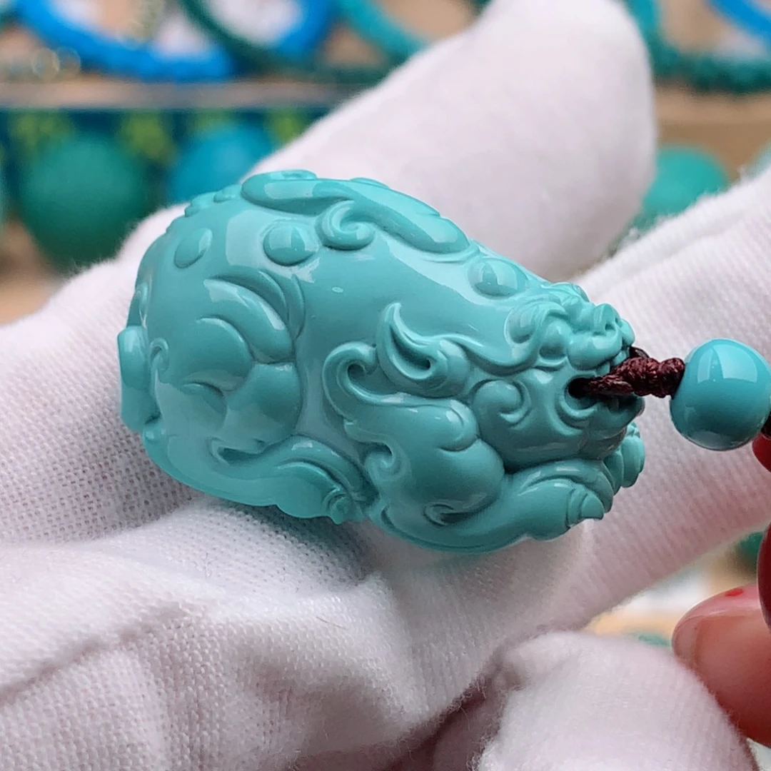 未镶嵌绿松石珠宝奇石