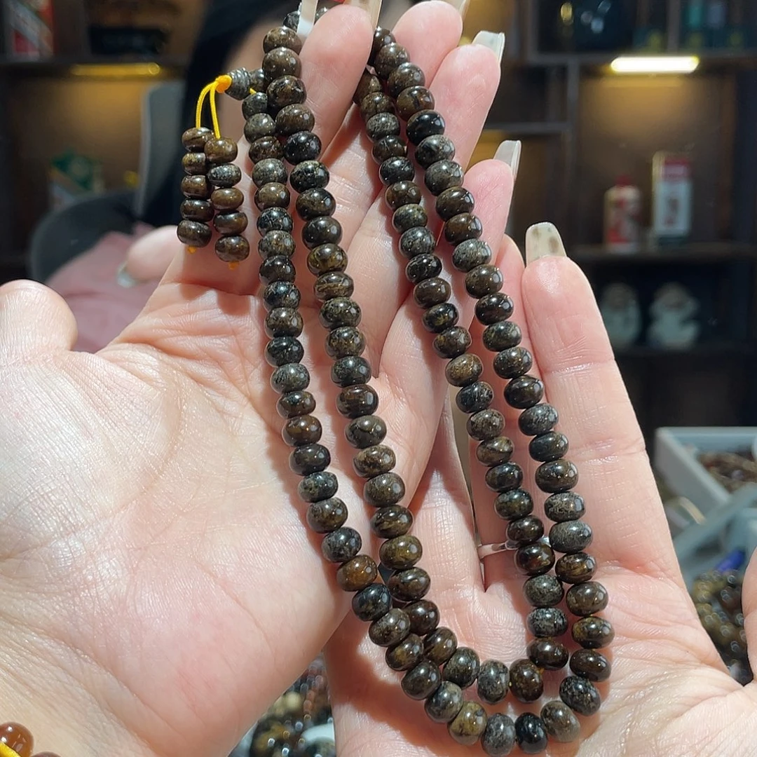 随***名琥珀未镶嵌手链泥珀