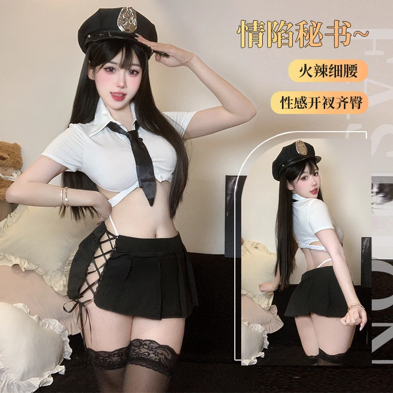 空姐套装纯欲性感诱惑制服二次元火辣制服2164