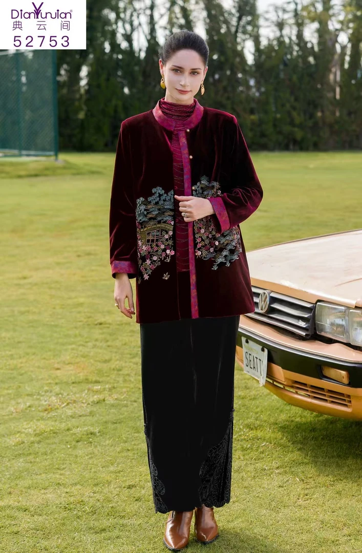 2025高端刺绣外套52753
