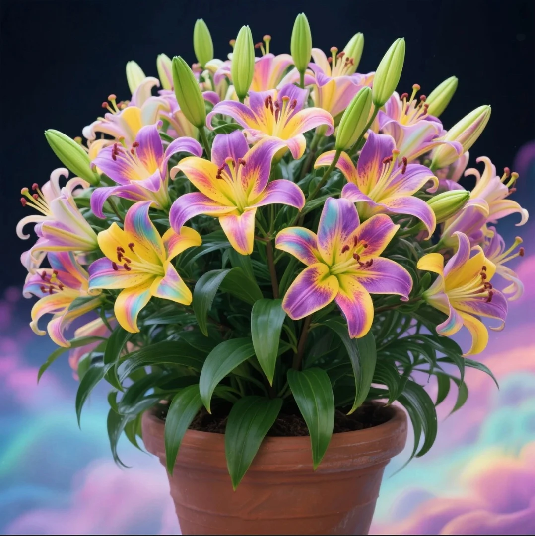 【香水百合】新品浓香型百合种球多头四季开花花卉绿植盆栽耐寒好养