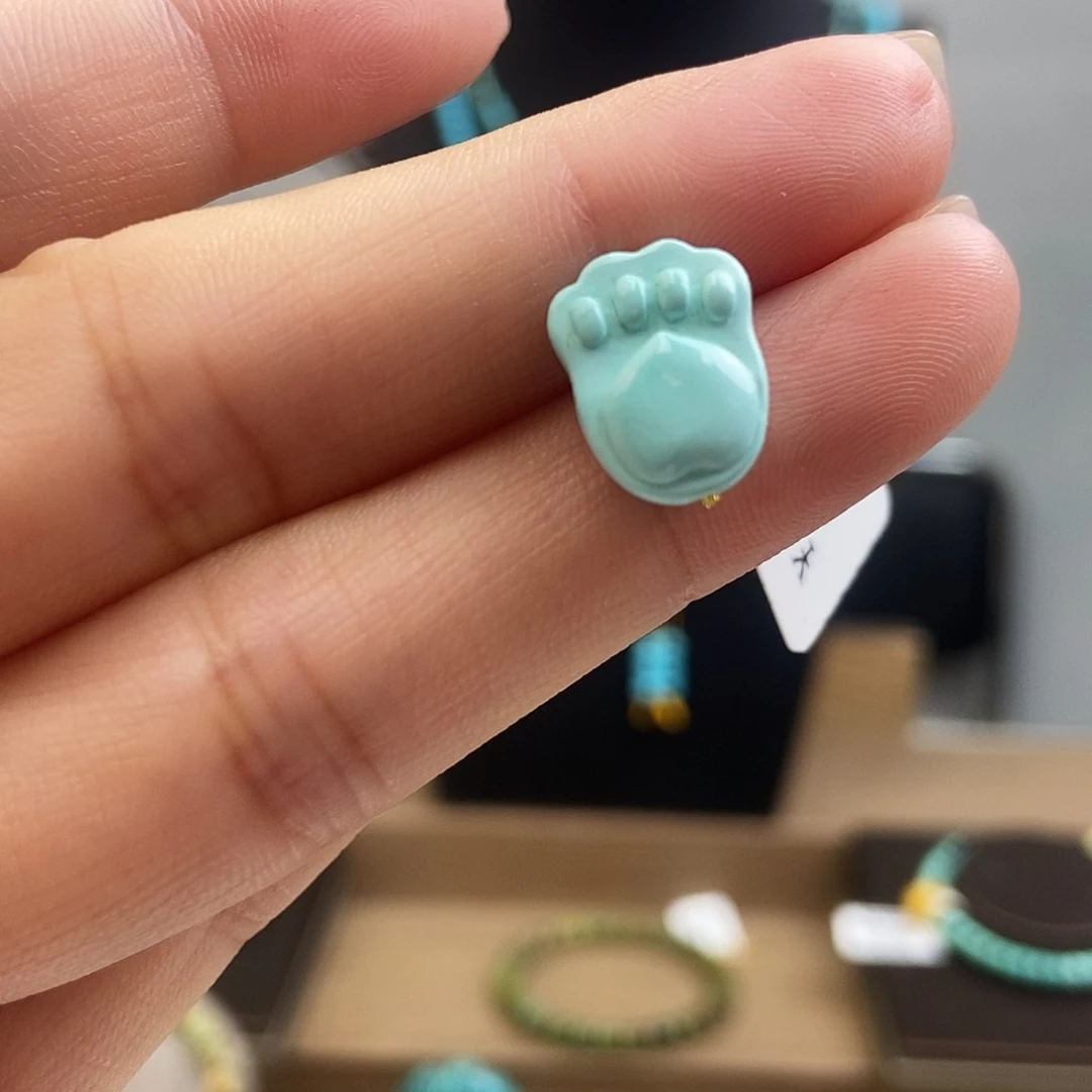 未镶嵌绿松石珠宝奇石