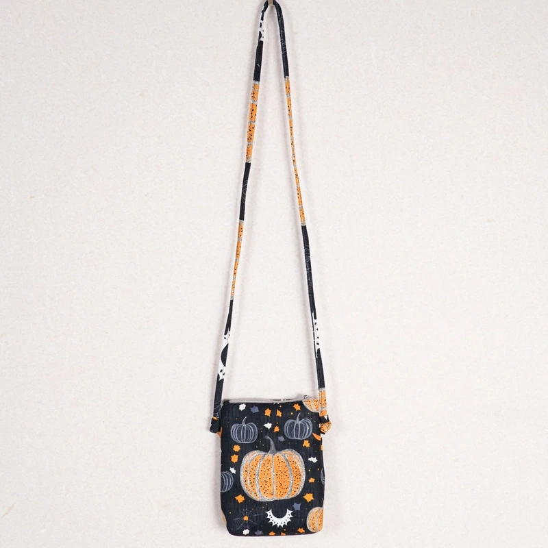 无则艺【长绳手机包】星空南瓜可爱卡通时尚休闲单肩文艺小托特包