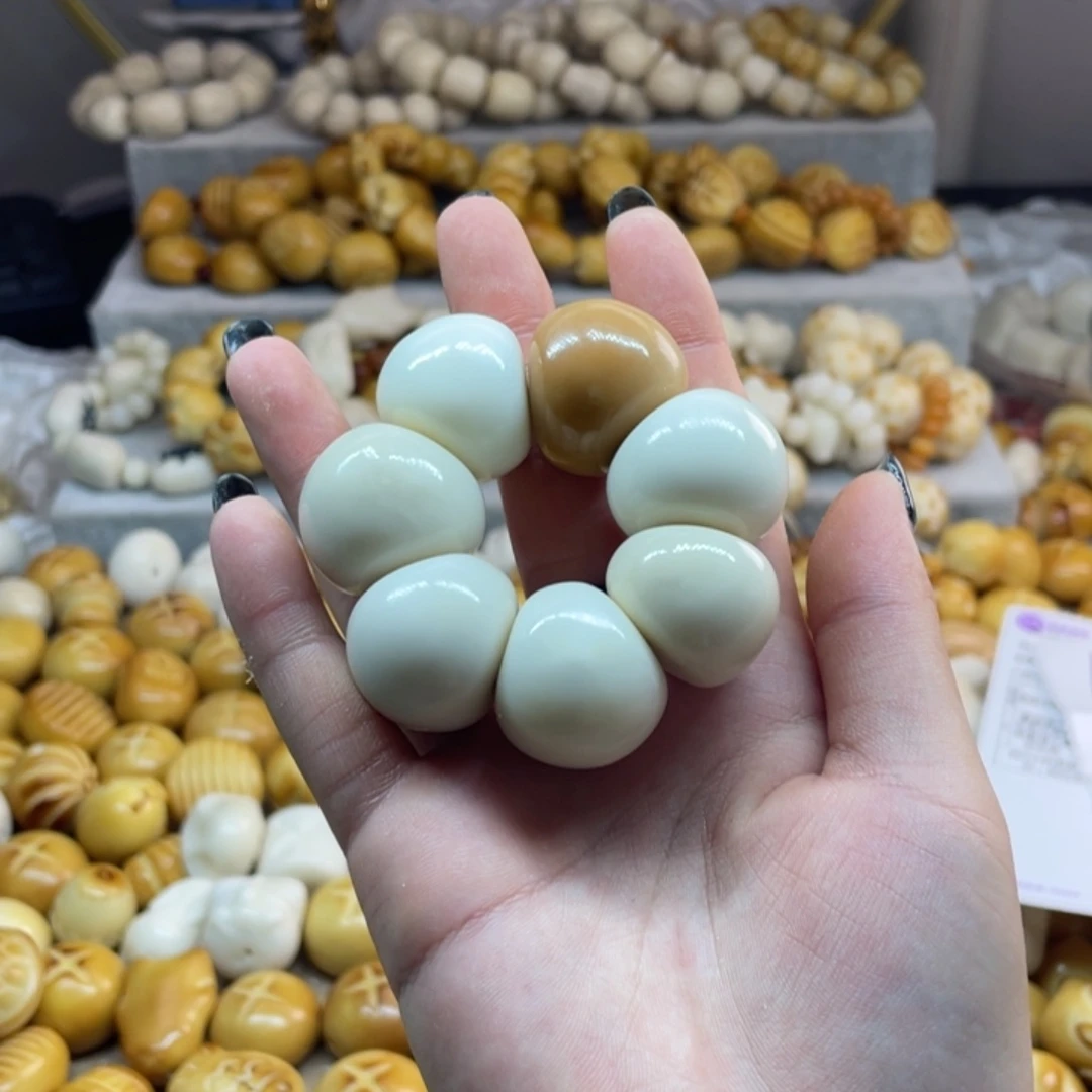菩提根/象牙果吊坠微瑕象牙果山竹手捻卡25