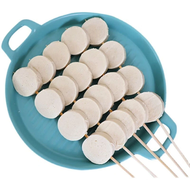 (烧烤食材)包浆素鸡228g/6串