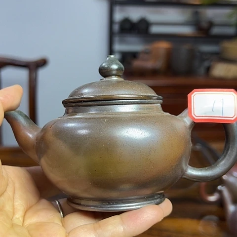 留***语戬谷龙窑柴烧茶壶11