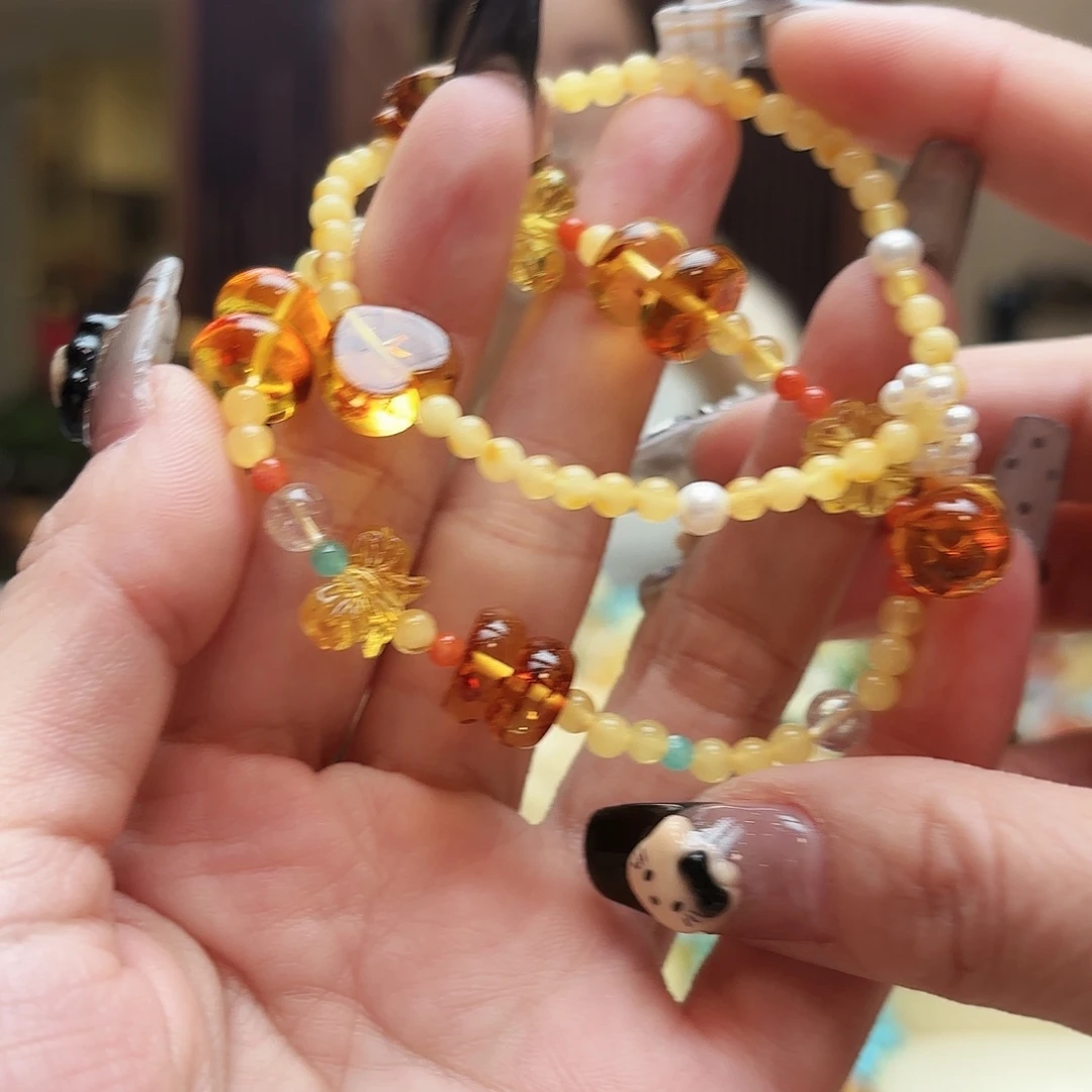 琥珀手链未镶嵌琥珀