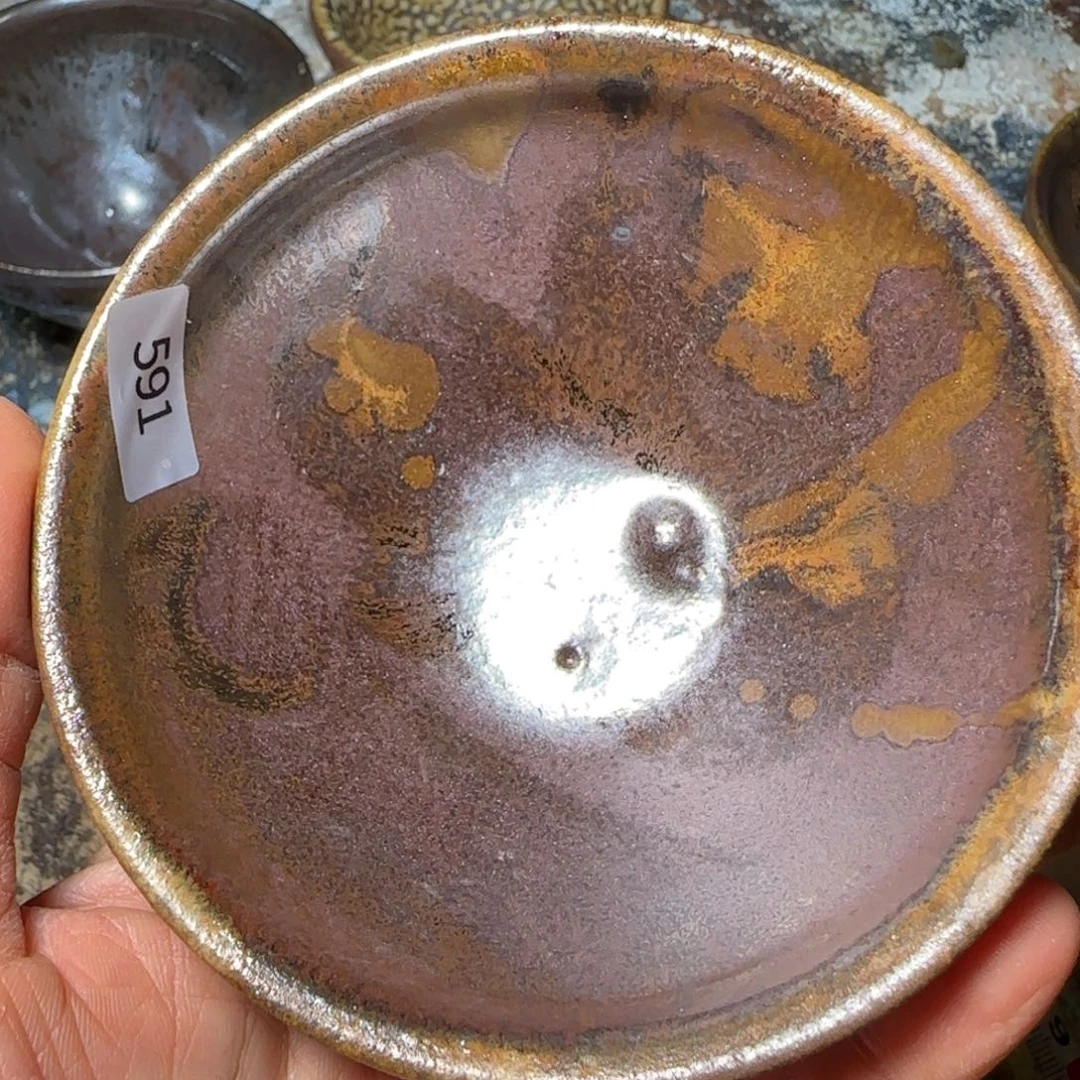 噼***啦柴烧建盏茶盏茶杯951