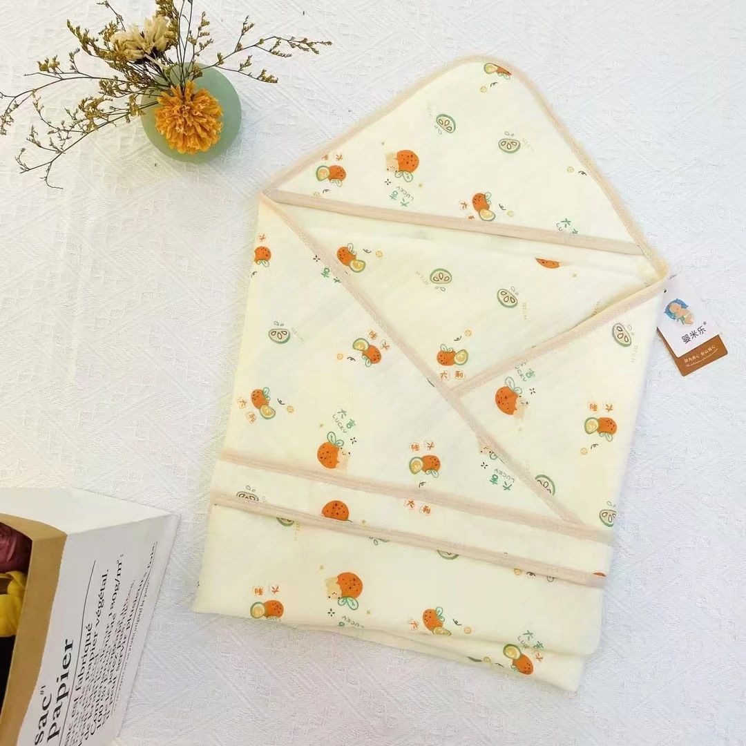 新款 韩版米色薄包被戴帽多功能