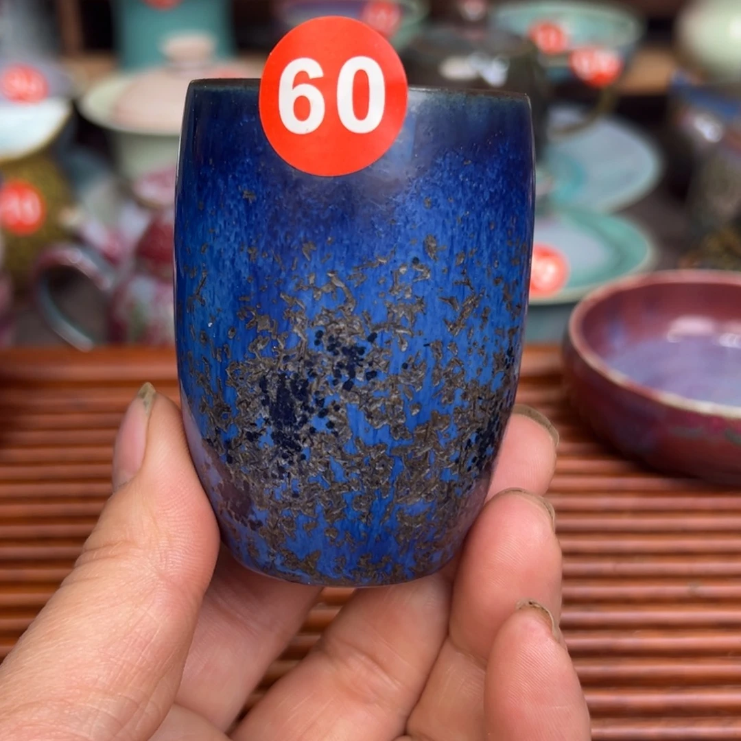 手工制作钧窑茶器