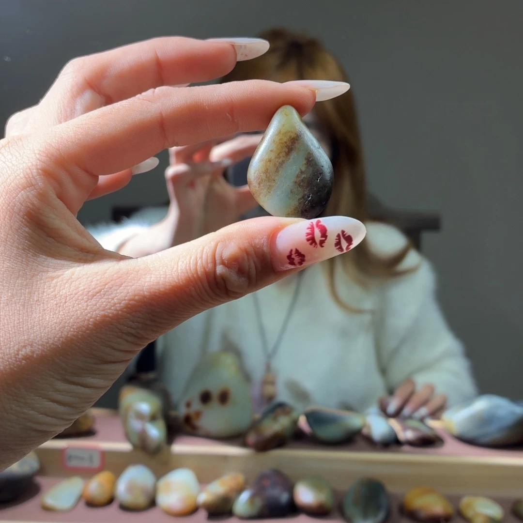 和田玉未镶嵌挂件12.6