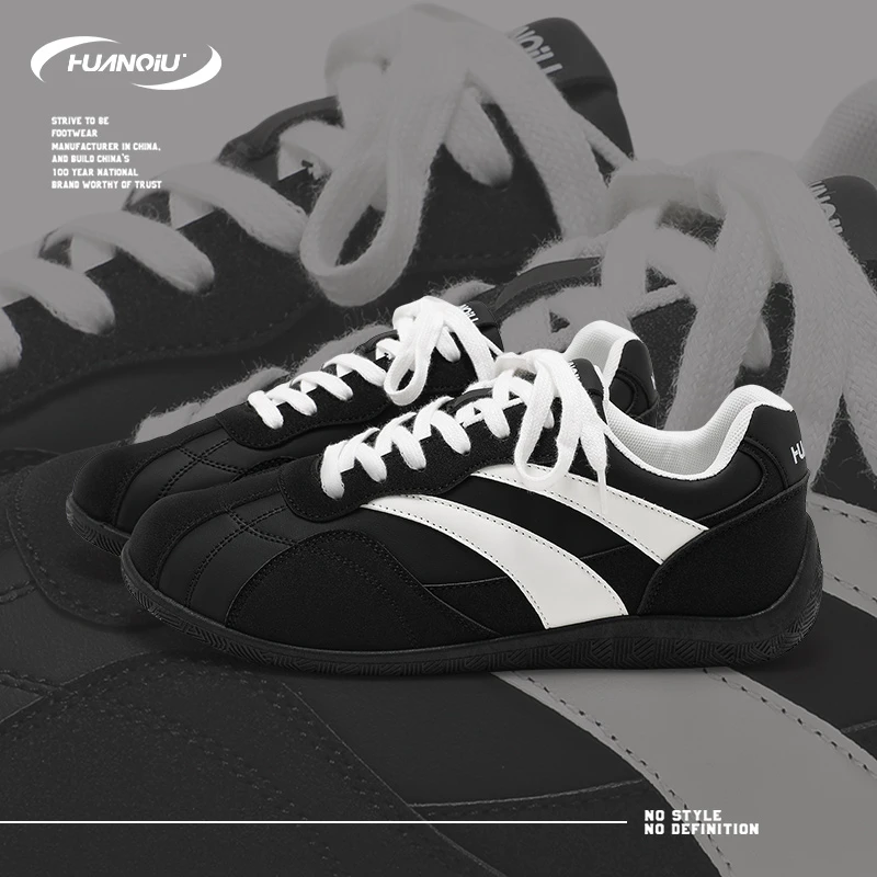 HUANQIU/环球酷帅男友风内增高鞋2025秋季新款潮流百搭休闲鞋男款