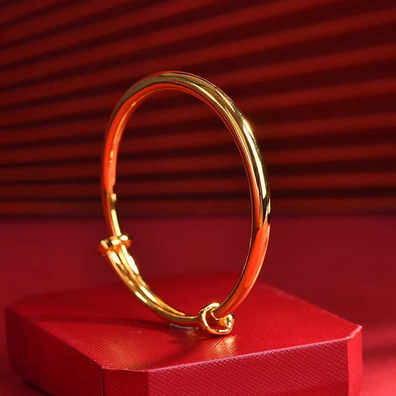 足银手镯 推拉手镯经典气质百搭轻奢传承工艺不掉色