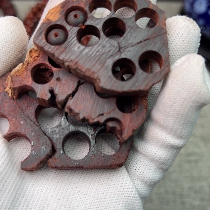 木海南红降藕片随机一片