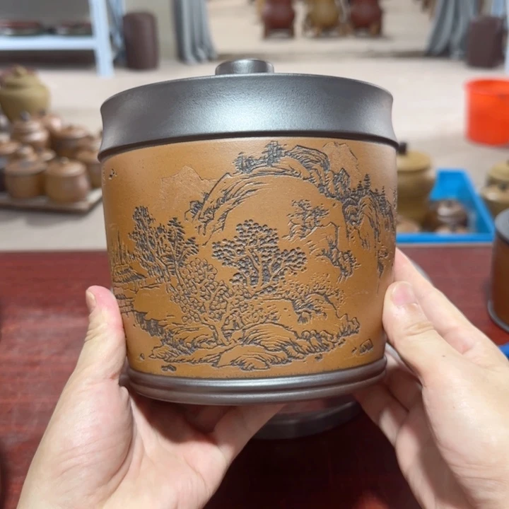 紫砂茶叶罐。。。。。。。。