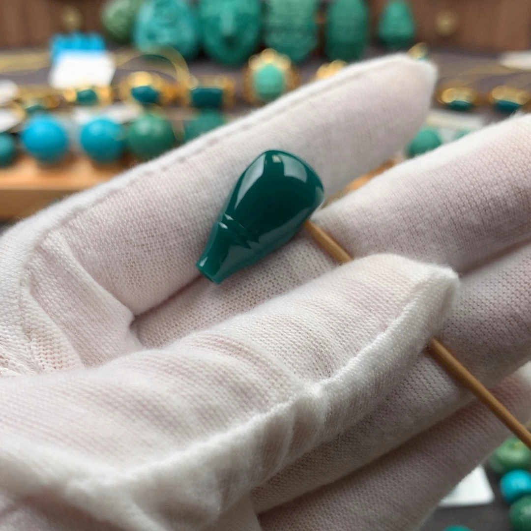 绿松石未镶嵌发饰12.0*11.7mm