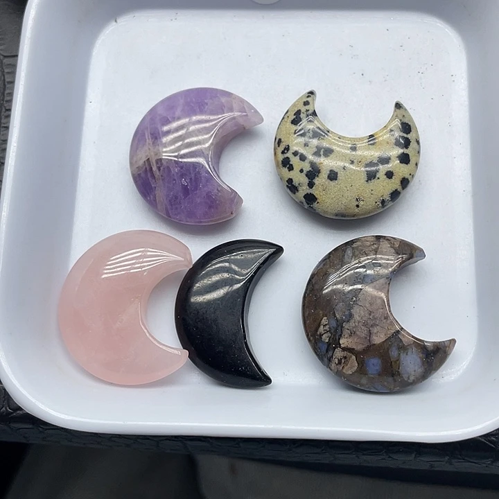 水晶珠宝半成品未镶嵌33水晶月亮