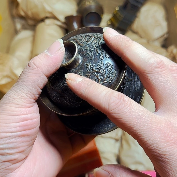 铜器摆件收收藏藏