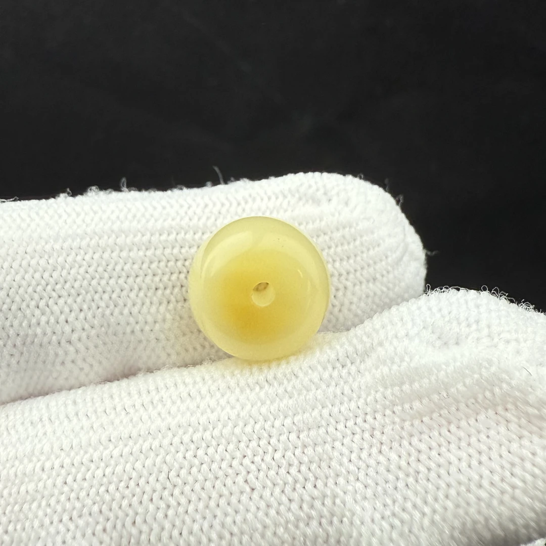 J3852天然原矿蜜蜡 墩子 11.8*8.7mm一物一图 支持复检