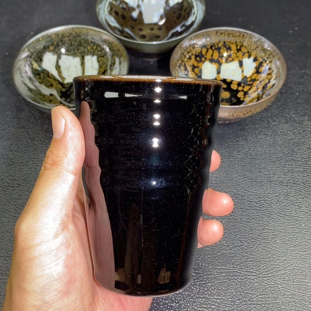 茶盏手工可乐杯开窑精品