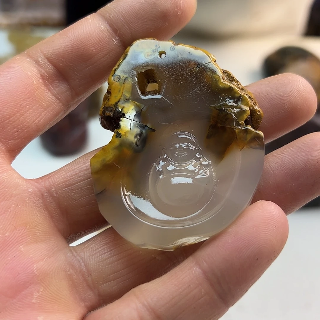 玛瑙/玉髓合金颈饰