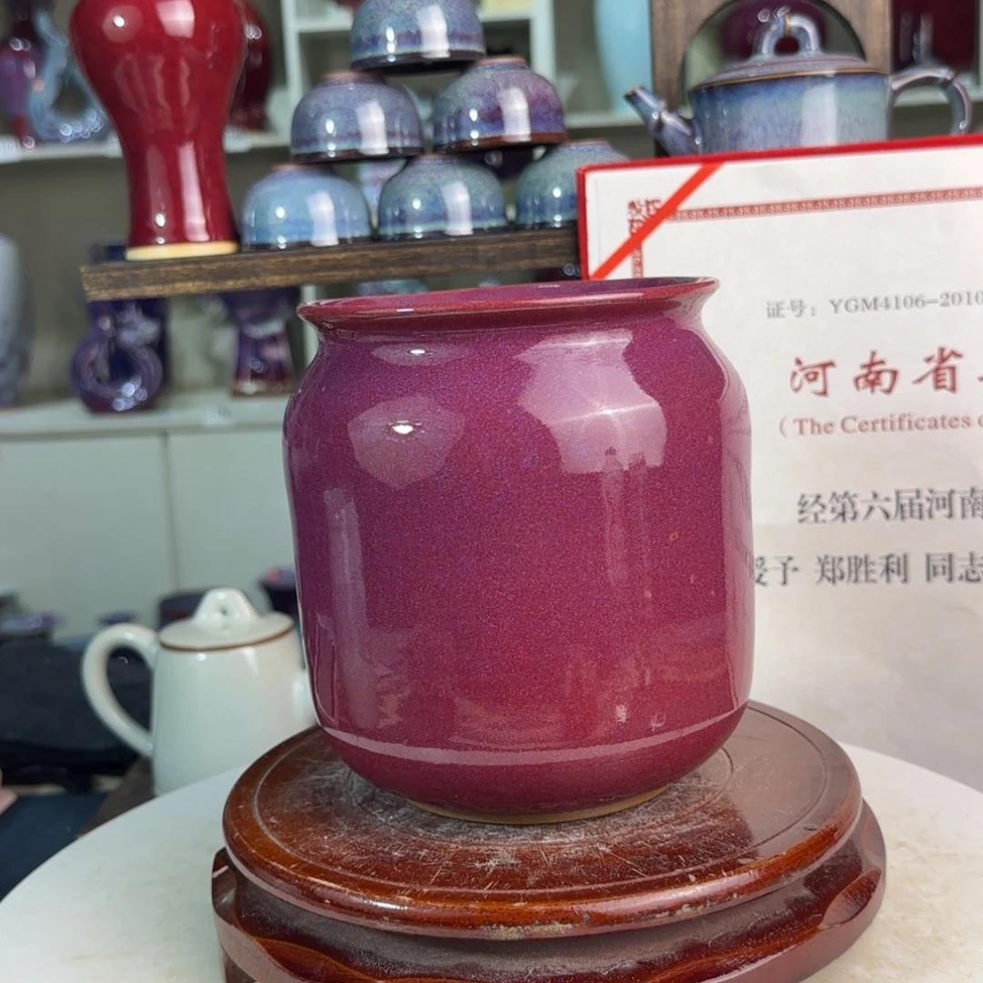 摆件郑家钧窑摆件
