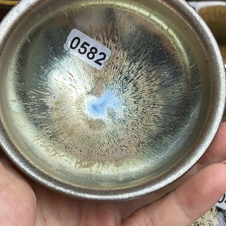 茶盏沐雨茶器柴烧主人杯