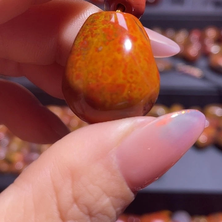 玛瑙/玉髓未镶嵌天然战国红玛瑙玉髓