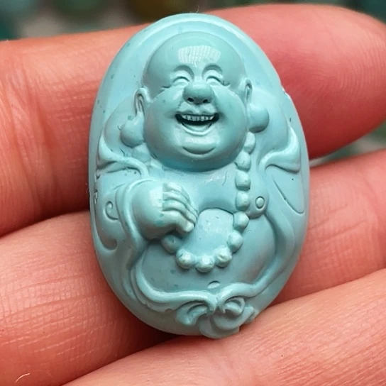 绿松石未镶嵌吊坠(不含链)