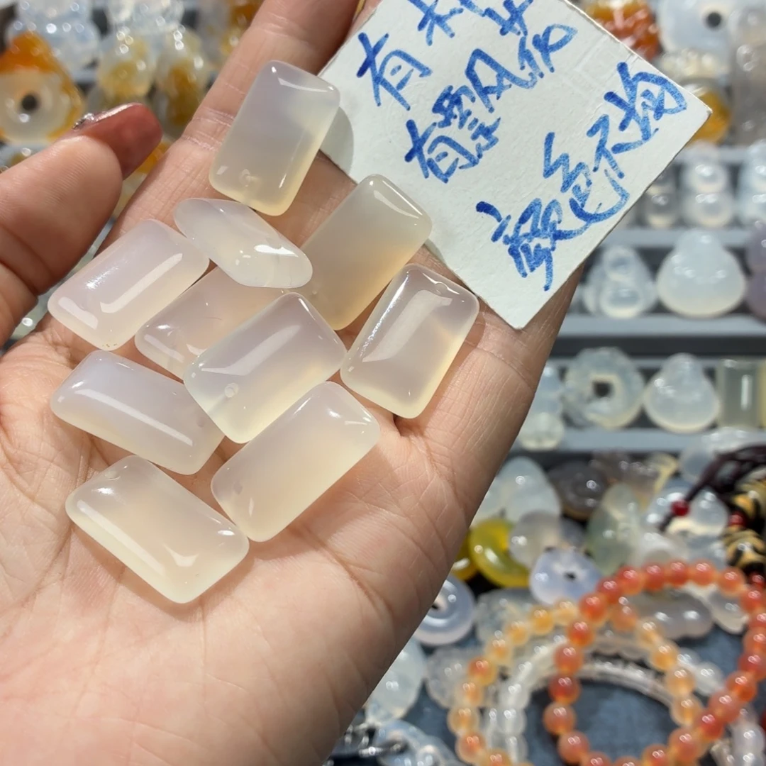 玛瑙/玉髓未镶嵌吊坠(不含链)