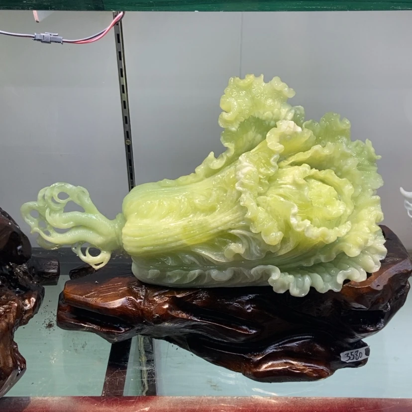 【闪购商品】未镶嵌蛇纹石玉（覆膜）珠宝奇石