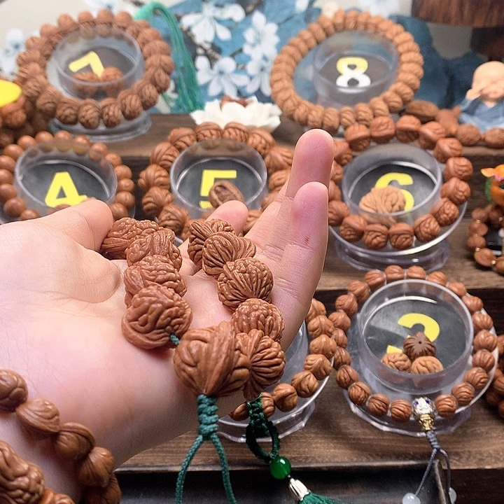 【闪购商品】文玩核桃吊坠天**71.8荔枝无修