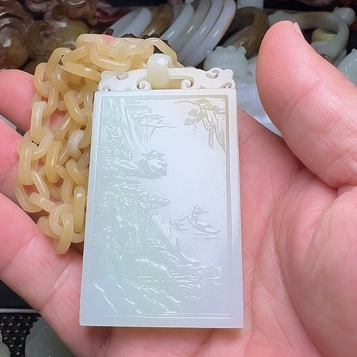 未镶嵌和田玉挂件