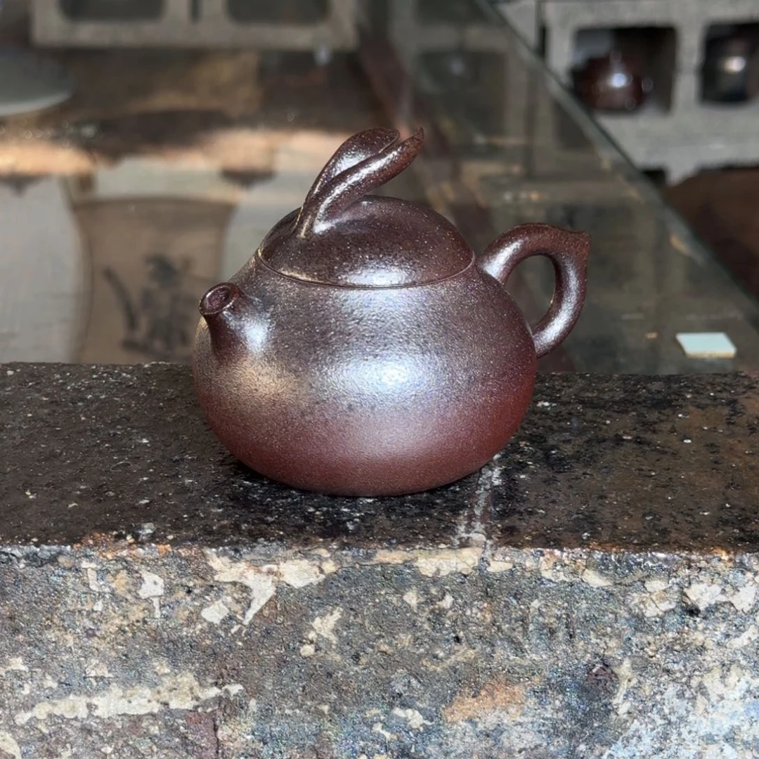 建水紫陶紫泥柴烧茶具