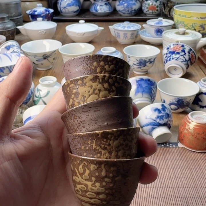 青花瓷器杯子茶具