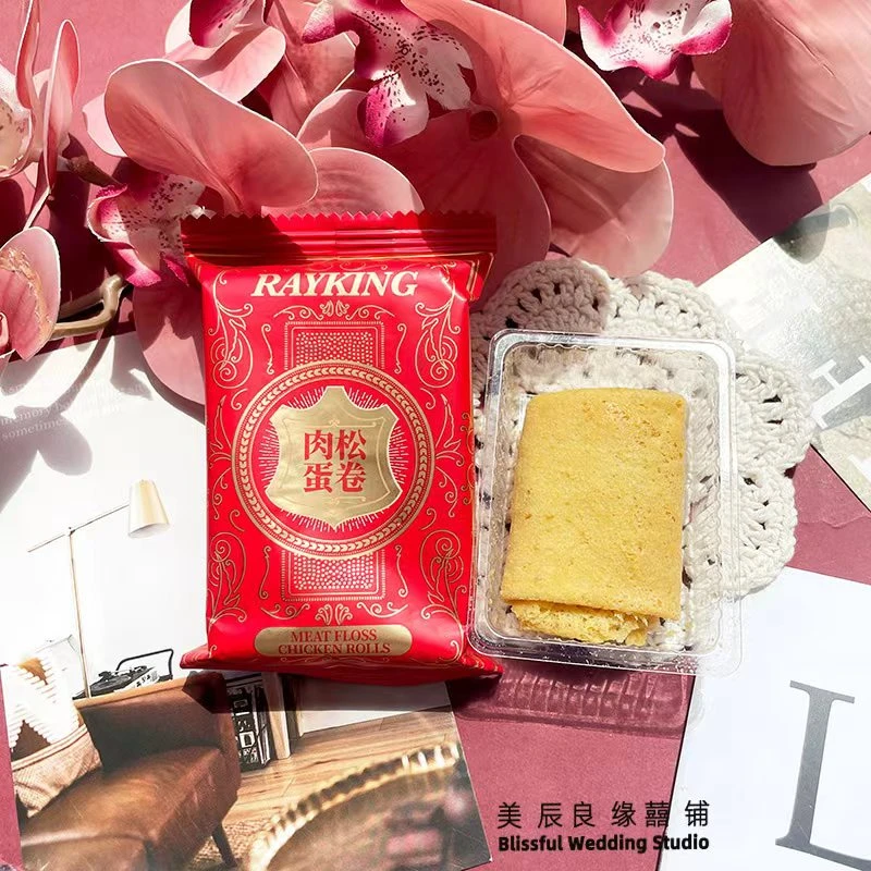 英国RAYKING瑞金肉松味蛋卷散装网红喜饼结婚婚庆休闲办公小零食