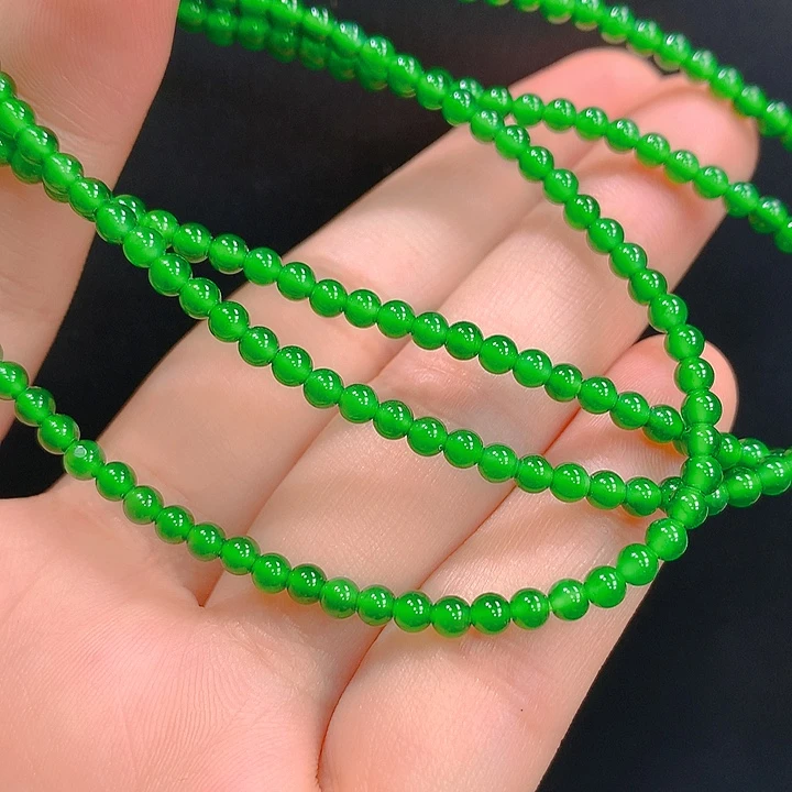 翡翠未镶嵌颈饰项链3
