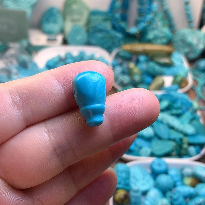 绿松石未镶嵌吊坠(不含链)