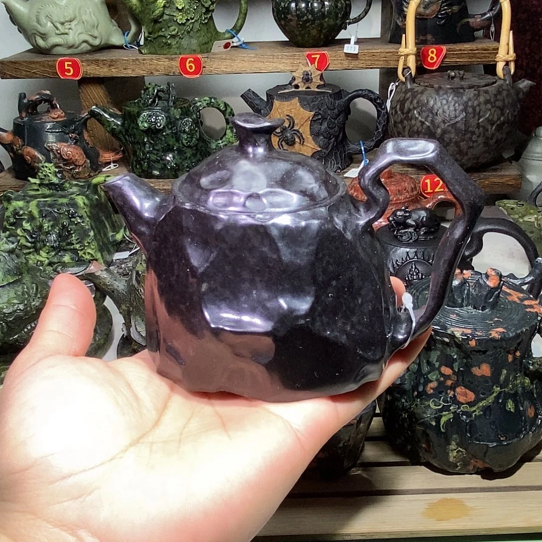 石材冰碛岩随形壶200cc