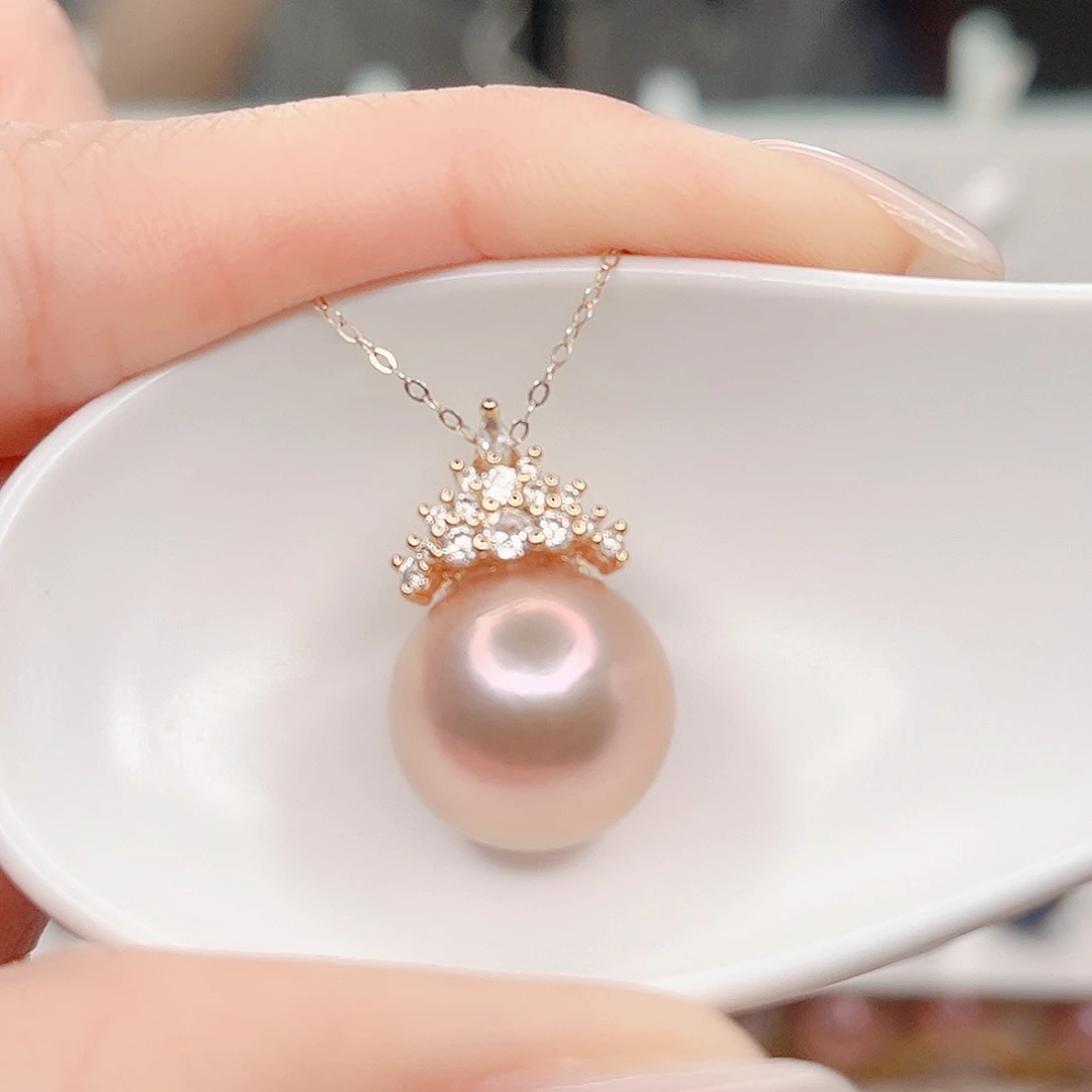 淡水珍珠吊坠(赠链)合金