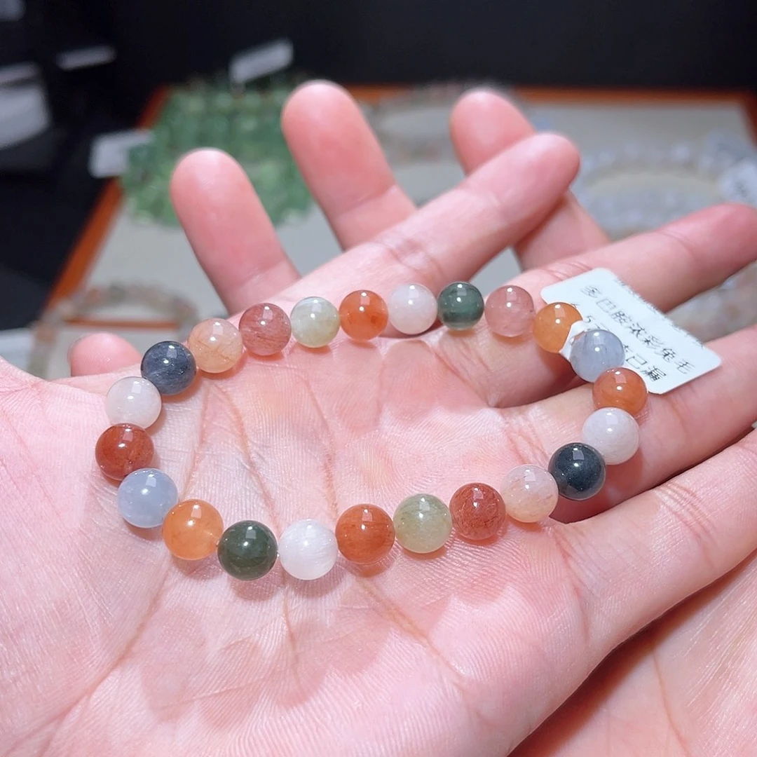 水晶手链未镶嵌332号主图手串  8+