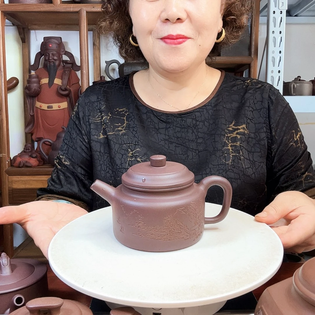 茶壶紫砂滑*溜紫砂壶泡茶