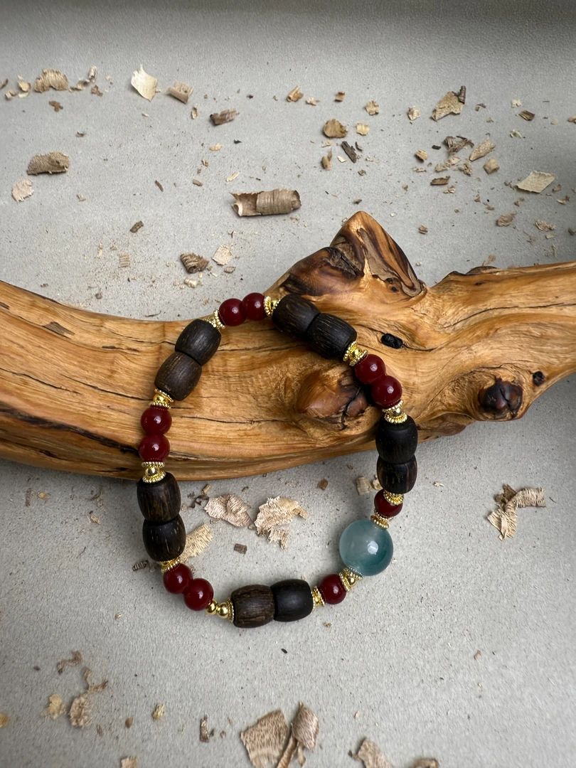 合金木质手链 木质单圈时尚手串JD0100